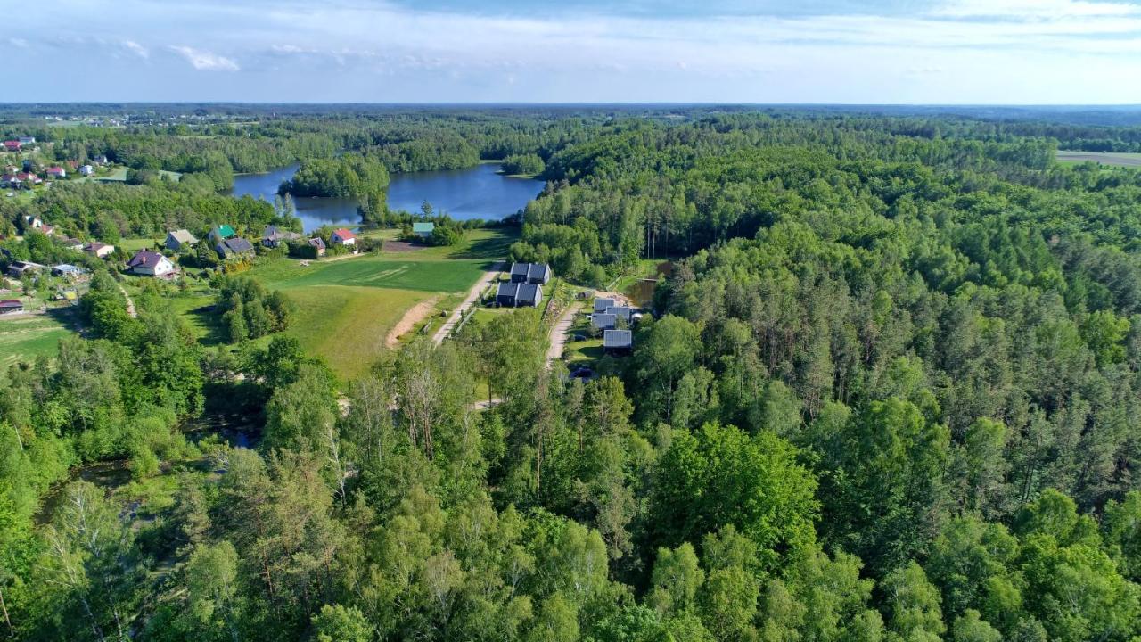 Osada Skoczkowo Komfortowe Domki Z Jacuzzi Nad Jeziorem- Sauna- Balia- Prywatny Staw Wedkarski Podiazy Exterior photo